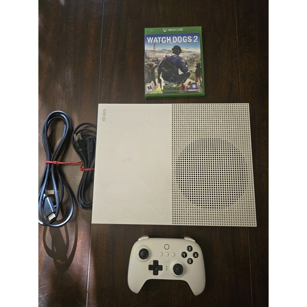 Microsoft Xbox One S Console Bundle w/ Wireless Controller And 1 Game - Picture 1 of 8
